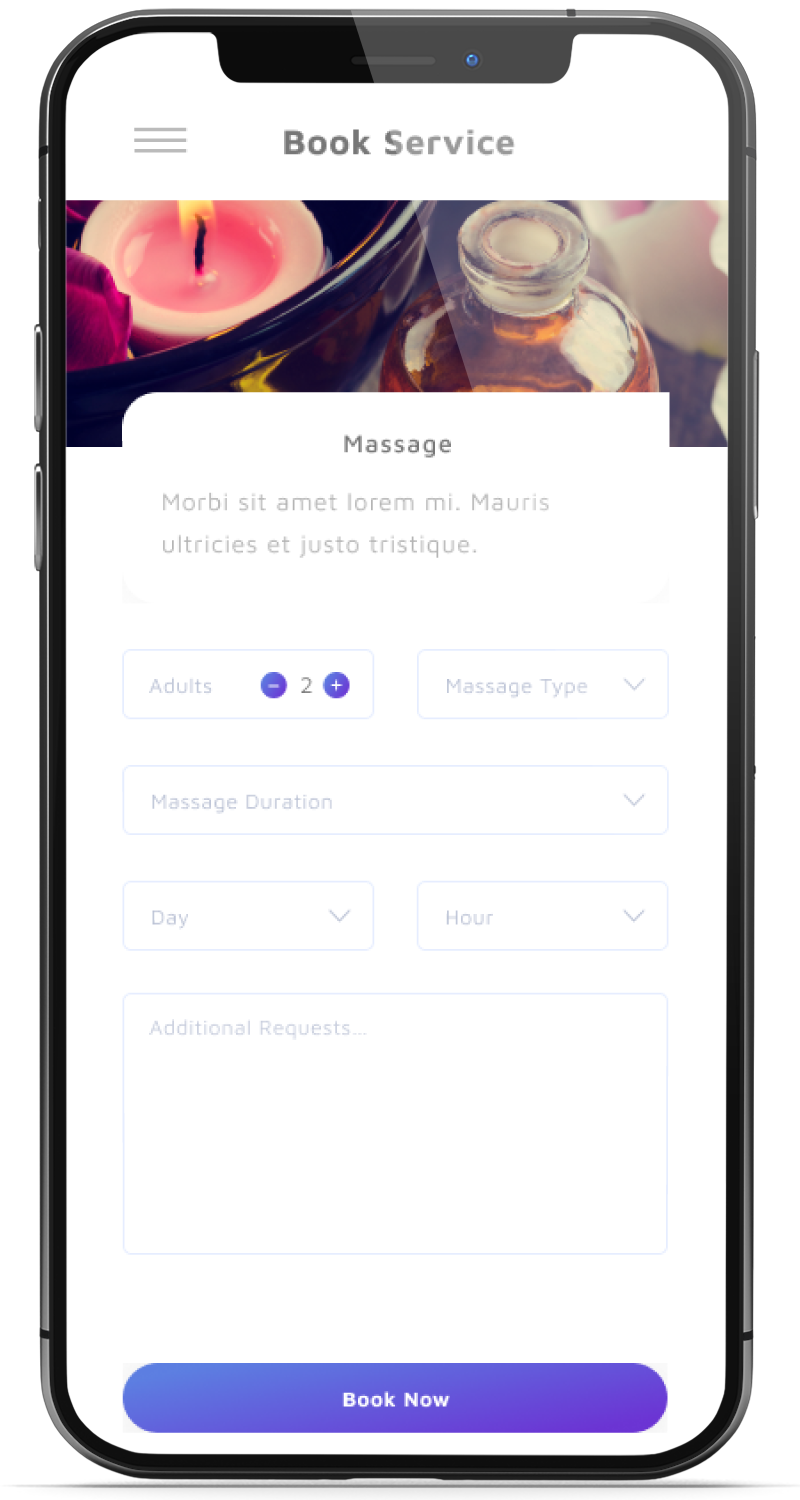 Digital Room Service Booking