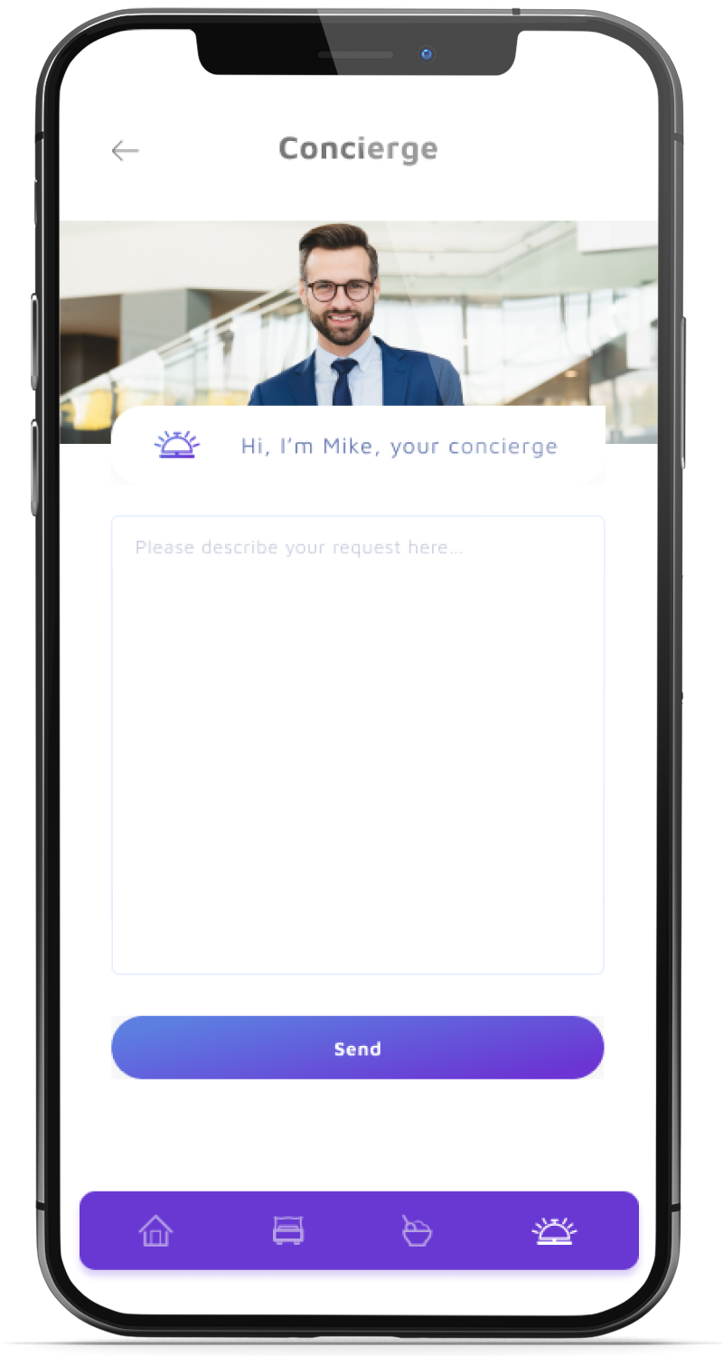 Digital Room Service Concierge
