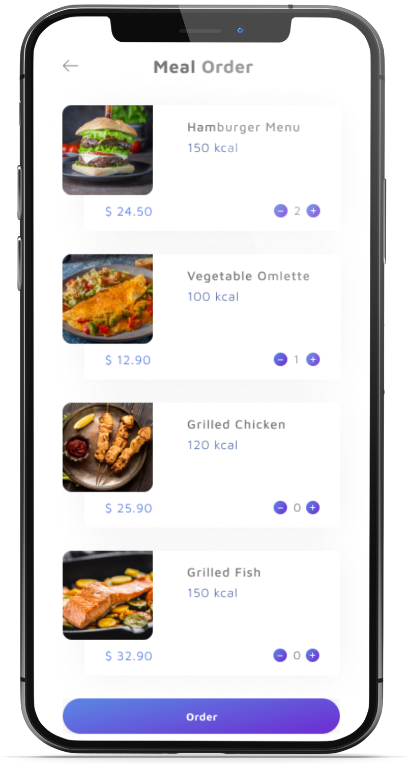Digital Room Service Food Ordering